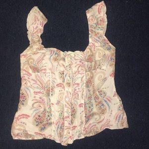 GUESS Paisley tank top size M